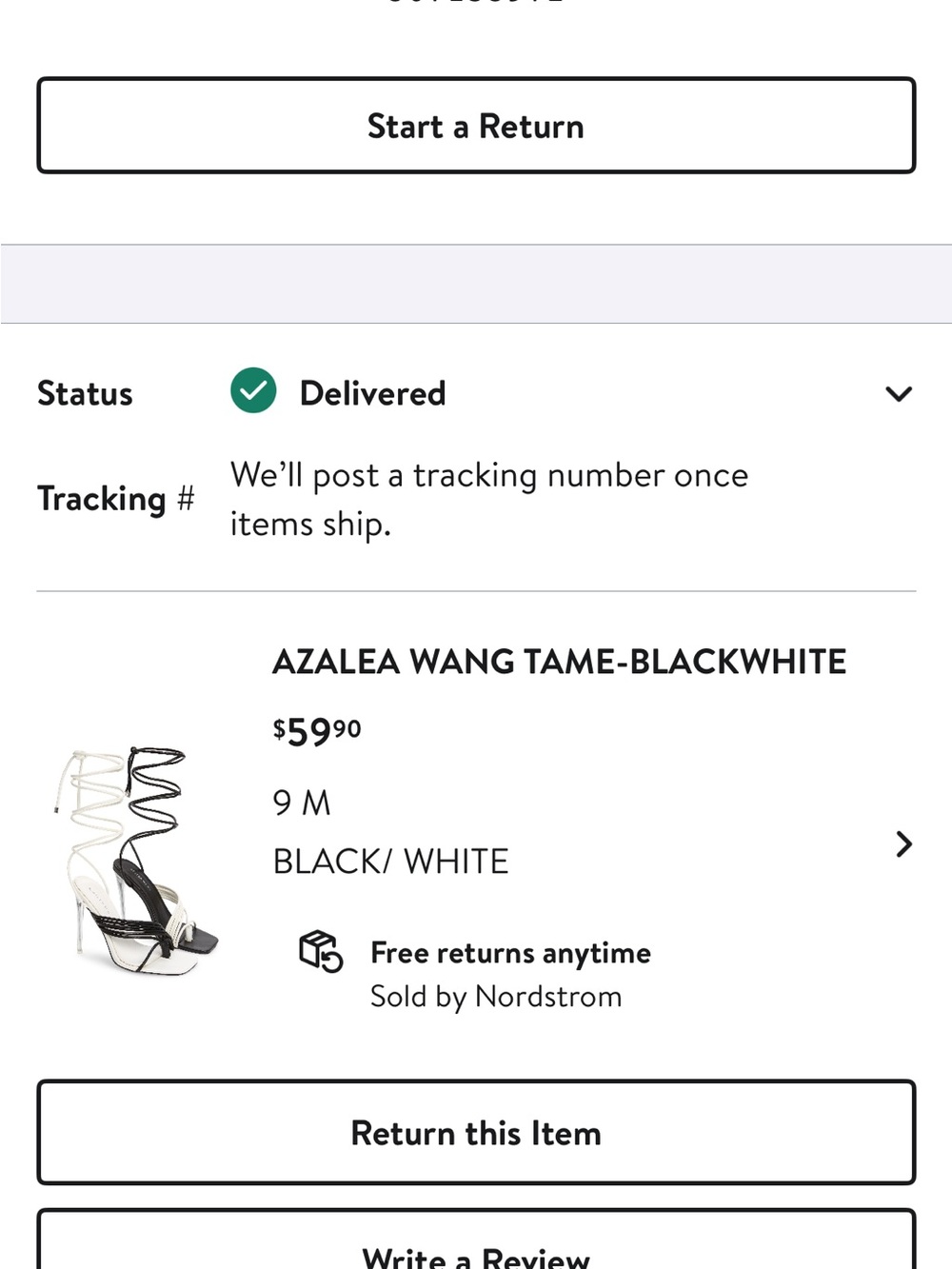 Azalea Wang Two-Tone Strappy Square-Toe Heels - Black & White - Picture 9 of 9